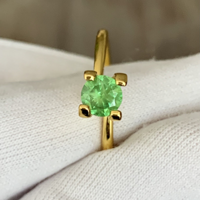 Уральский демантоид 0.61 кар. Тагил. Без нагрева