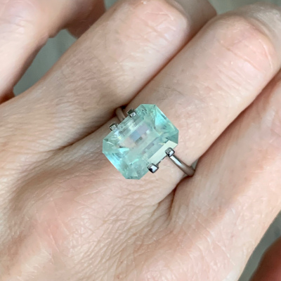 УРАЛЬСКИЙ АКВАМАРИН 5.79 КАР. МАЛЫШЕВА, УРАЛ