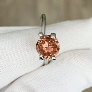 Розовый (персик) турмалин 1.47 кар. Импариант